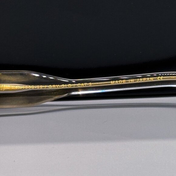 NEW BALMAIN ADMIRABLE BPS-130B UNISEX GREY/GOLD SUNGLASSES BALMAIN - Picture 15 of 16